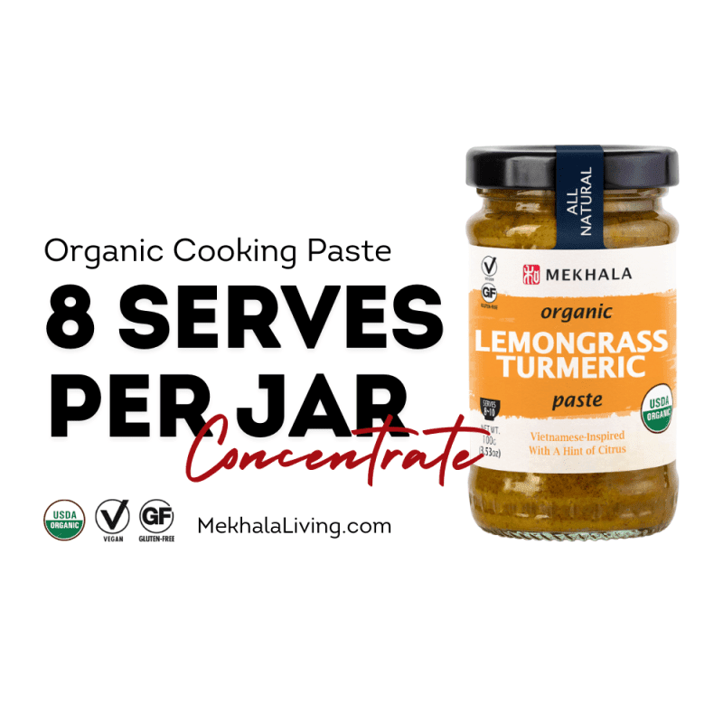 Mekhala Organic Lemongrass Turmeric Paste