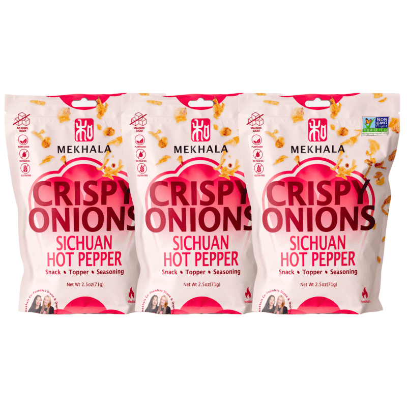 Mekhala Non-GMO Sichuan Hot Pepper Crispy Onions