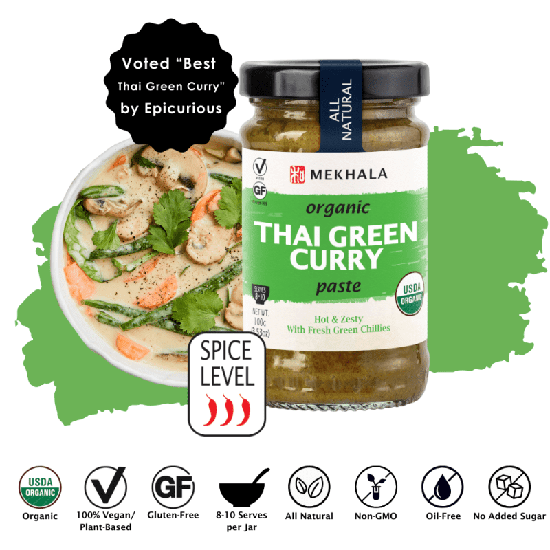 Mekhala Organic Thai Green Curry Paste