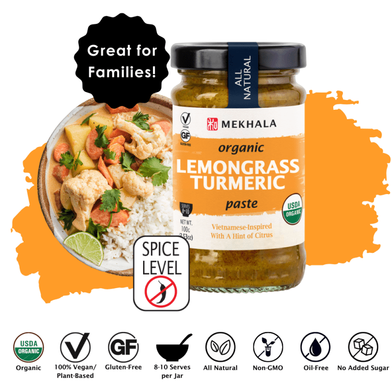Mekhala Organic Lemongrass Turmeric Paste