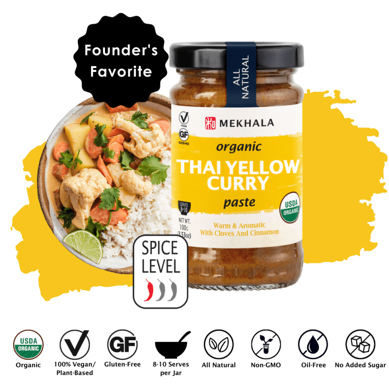 Mekhala Organic Thai Yellow Curry Paste