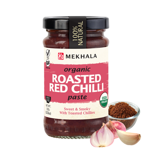 Mekhala Organic Roasted Red Chilli Paste