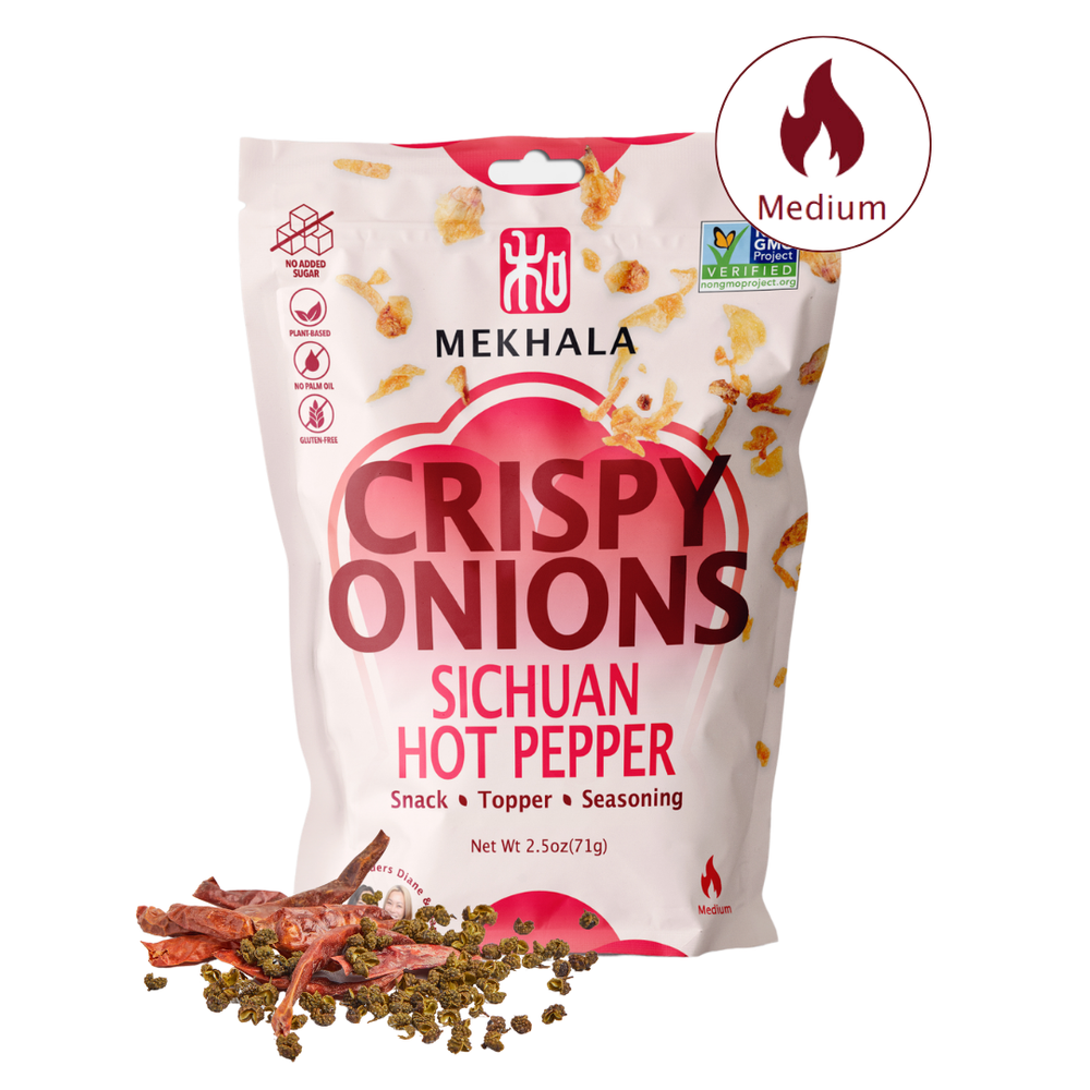 Mekhala Non-GMO Sichuan Hot Pepper Crispy Onions